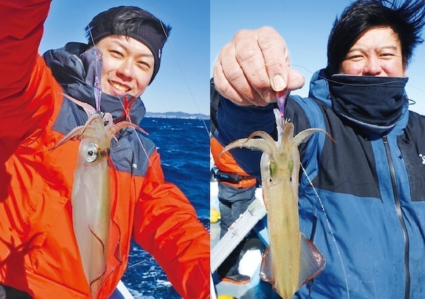 今年はちょっとテクニカル!?深場マルイカ城ヶ島沖でスタート