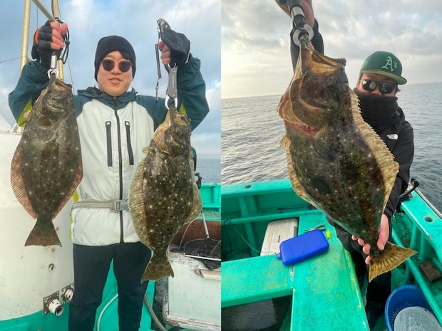 【釣果速報】茨城県植田丸で誰もがうらやむ3.40kgヒラメをキャッチ!初めて船釣りに挑戦した女性アングラーも好釣!あなたも乗船してヒラメ三昧しませんか?