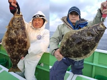 【釣果速報】千葉県優光丸で大人気ターゲットのヒラメを全員ゲット！船釣りデビュー戦を大物ゲットで飾りませんか？