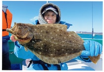 外房のヒラメ迫りくる大型の季節