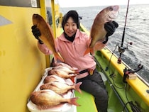 【釣果速報】神奈川県鴨下丸kawanaでマダイをゲット！今後に期待！とことん楽しみたい方はぜひ乗船を！