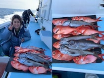 【釣果速報】神奈川県愛正丸でキンメ・クロムツを次々と捕獲！深海に潜む真っ赤な高級魚を探しに行こう！