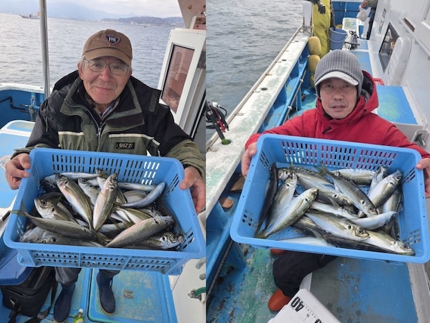 【釣果速報】良型アジ続々ヒットでお土産いっぱい！あなたも神奈川県ちがさき丸で食べ頃サイズを狙おう！