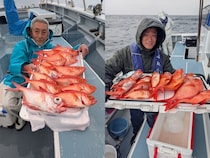 【釣果速報】クーラーボックスが真っ赤っ赤！良型キンメダイ好調でお土産キープ！神奈川県太郎丸の勢いに今後も期待大！