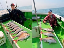 【釣果速報】茨城県宗和丸で2.00kgの大型マダイをキャッチ！メバルのアタリも好調！人気者を一気にゲットできるリレー船が今、大人気！