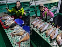 【釣果速報】茨城県長岡丸で2.74kgの特大マダイ出た！現在、中～大鯛メインにコンスタントに釣れてる模様です！