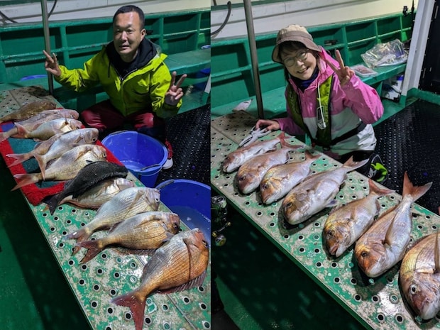 【釣果速報】茨城県長岡丸で2.74kgの特大マダイ出た!現在、中~大鯛メインにコンスタントに釣れてる模様です!