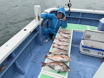 【釣果速報】神奈川県大松丸で3.00kgのマダイをゲット！今後に期待！とことん楽しみたい方はぜひ乗船を！