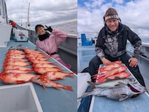 【釣果速報】神奈川県太郎丸で良型キンメダイゲット！クロムツもヒット炸裂！今釣らなくていつ釣るの！