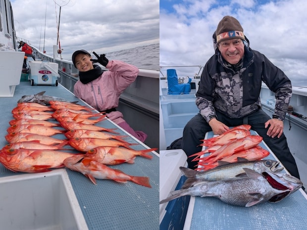 【釣果速報】神奈川県太郎丸で良型キンメダイゲット!クロムツもヒット炸裂!今釣らなくていつ釣るの!