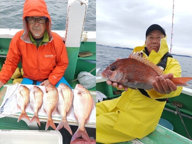 【釣果速報】神奈川県瀬戸丸でマダイをゲット!他トラフグも釣れ、釣行は大充実!