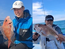 【釣果速報】千葉県優光丸で最大1.50kgのマダイをゲット！他イシダイも釣れ、釣行は大充実！