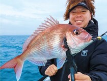 茨城県日立沖のマダイ