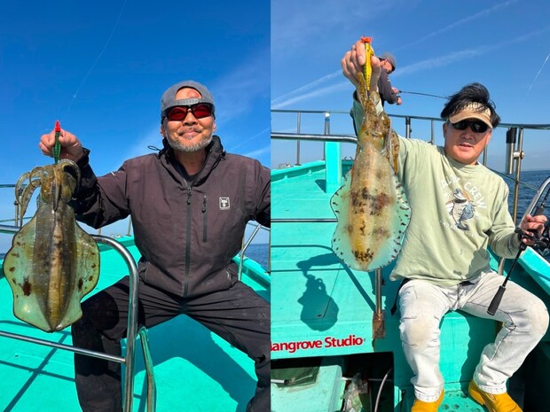 【釣果速報】神奈川県哲夫丸のアオリイカ船は4月も好調！今なら数釣りとキロオーバーの大型狙いどちらもOK！