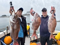 【釣果速報】福岡県木鶏丸で70cmの良型マダイをゲット！今後の釣行も期待大！