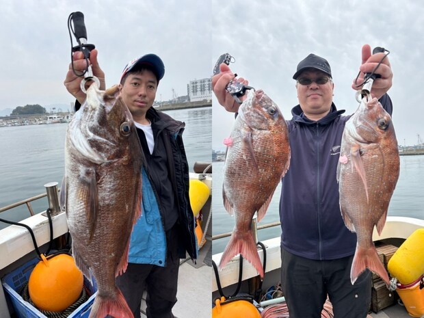 【釣果速報】福岡県木鶏丸で70cmの良型マダイをゲット！今後の釣行も期待大！