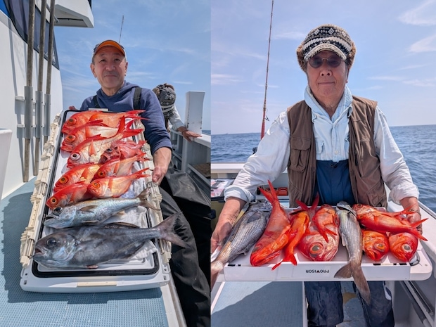 【釣果速報】神奈川県太郎丸でキンメダイがバズる！トップは10枚！サイズも最大44cmと大型多数！数もサイズも記録更新したいなら今スグの乗船がおすすめ！