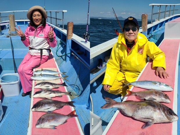 【釣果速報】神奈川県成銀丸で2.80kgのマダイをキャッチ！クロダイ・イナダも交じり豪華なお土産に！神奈川県成銀丸ならお土産確保間違いなし！