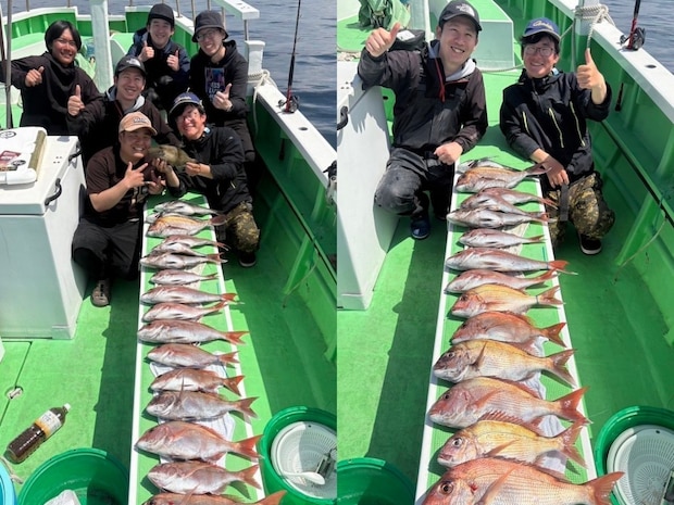 【釣果速報】神奈川県あまさけや丸でマダイ、イサキ、メジナなど海の人気者を次々GET！多種多様な魚と出会いたいなら今すぐ乗船を！