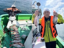 【釣果速報】神奈川県網屋丸で4.80kgマダイGET！一投目から当たりあり！大鯛のビッグドリームに燃えろ！