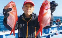 本命キンメ＆裏本命キントキ　真鶴沖の深場で一挙両得！