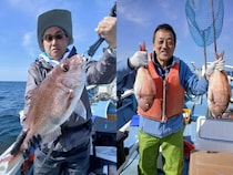 【釣果速報】神奈川県佑幸丸でマダイ確保！当たり良く連続ヒット！記録狙いさん大注目の釣り船です！