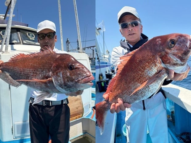 【釣果速報】茨城県清栄丸で3.91kgのマダイをゲット！ハナダイ・ホウボウ・カナガシラなど多彩なゲストも見え釣行は大充実！