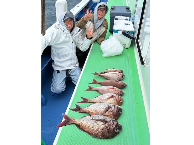 【釣果速報】神奈川県大松丸でマダイ絶好調!トップは2.50kg!今後はますます大鯛の数釣りが楽しめるそうですよ!