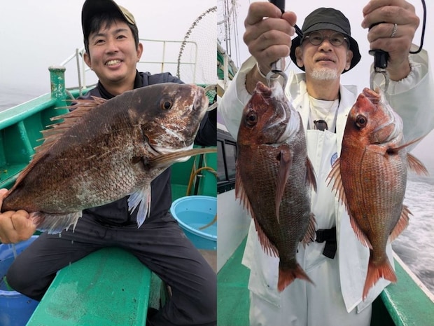 【釣果速報】茨城県長岡丸でマダイ好調！トップ5匹！今後の釣行も期待大！