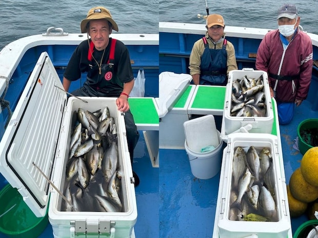 【釣果速報】良型イサキがダブル＆トリプルで釣れまくり！数釣りを楽しむなら神奈川県大松丸に乗船を！