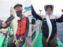 【釣果速報】神奈川県かりゆし丸で38cmのアジをキャッチ！ゲストも充実！充実の釣行をお約束します！