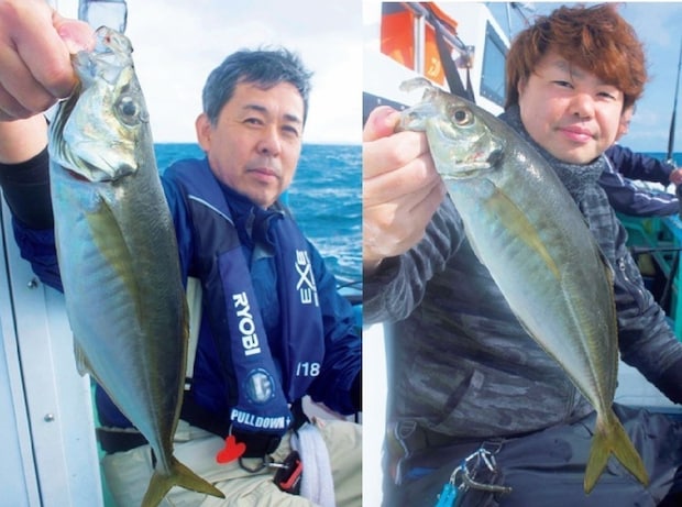 幅広でかアジ絶好調　金谷沖に今すぐ急行
