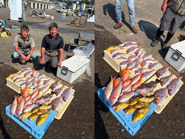 【釣果速報】全員マダイGET！65cmの良型も！和歌山県木下丸のマダイ釣行は実績抜群で信頼絶大！