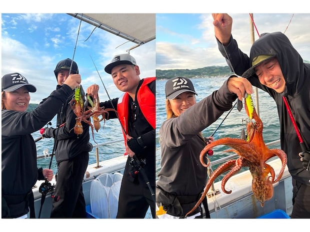 【釣果速報】兵庫県こうじん丸でマダコのヒット連発！トップ16匹でクーラーボックス満タン！存分にファイトを楽しめる今が乗船どき！