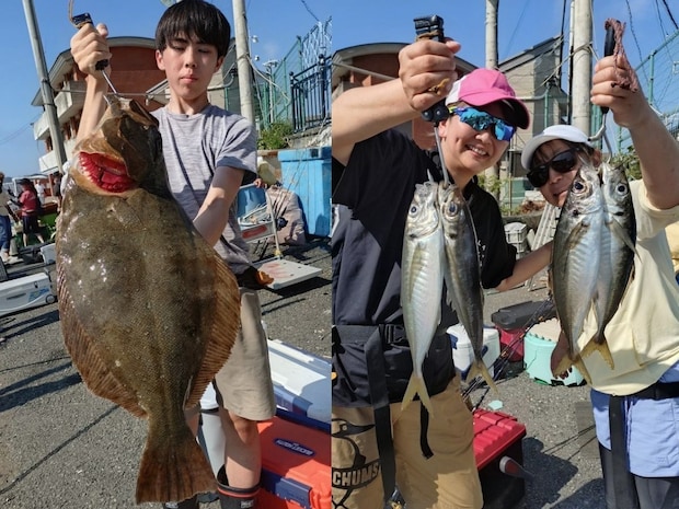 【釣果速報】神奈川県愛正丸でアジ入れ食い!座布団ヒラメも!好調な今シーズン、自己最高記録を狙ってみませんか?