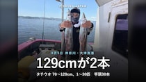 【今日の釣況】タチウオ129cmが2本、東京湾のアジは103匹 8月5日は「型も数も出た日」でした