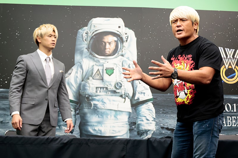 【NOAH】拳王が怒りの会見乱入「頭スカスカのタッグ、俺が棚橋倒す」 10・11両国で棚橋&清宮と激突