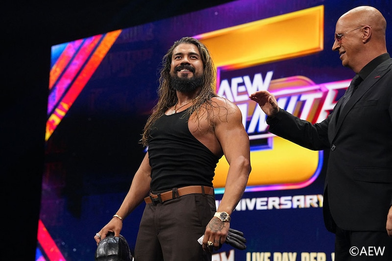 【AEW】元WWEアンドラデが電撃登場 ケニー襲撃、ドン・キャリス・ファミリー入り