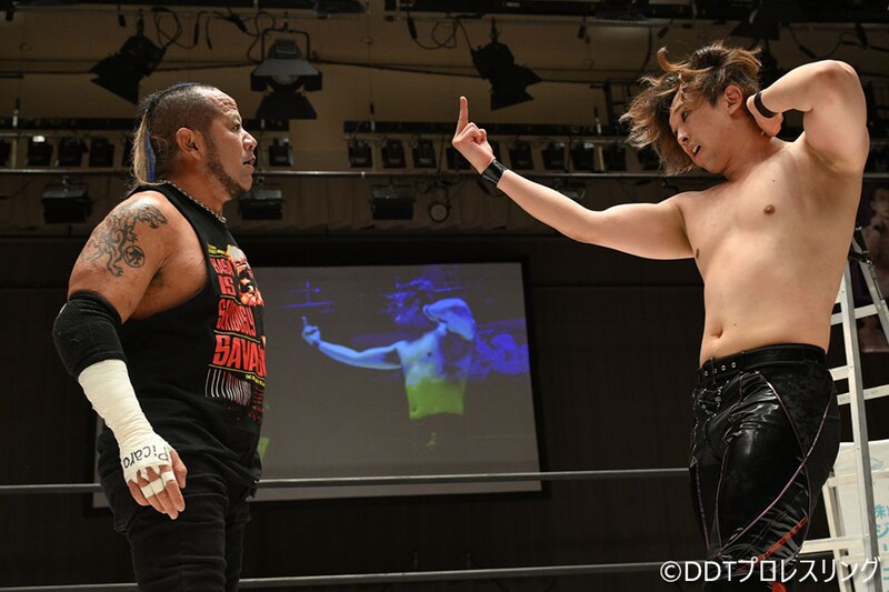 【DDT】岡谷がハードコアマッチで葛西に惜敗 「次はお前に中指立てさせてやる」