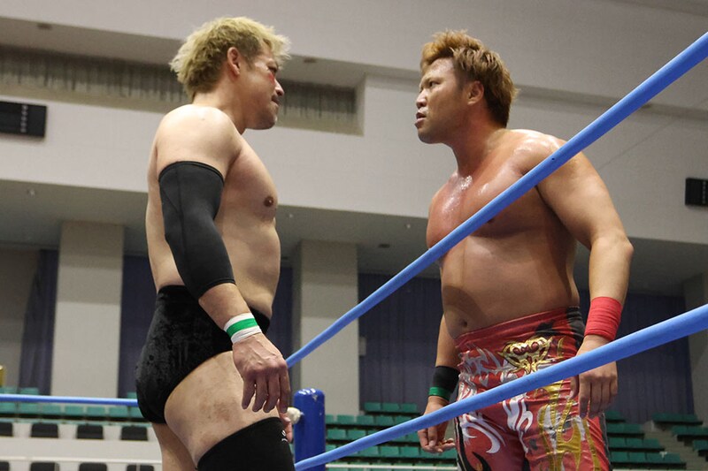 【全日本】潮崎豪が電撃参戦 HAVOC加入、三冠挑戦表明で宮原が10・22後楽園での迎撃宣言