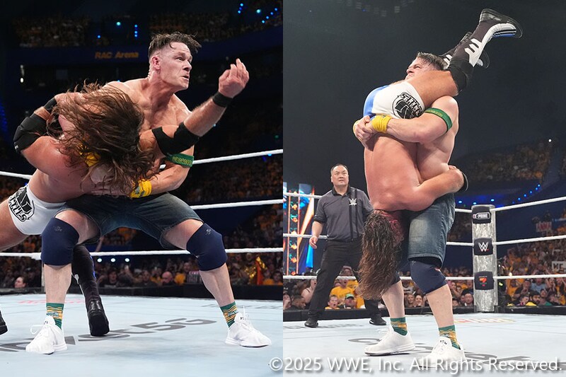 【WWE】シーナが来年引退AJと“最後の対決” ライバルの技連発で大熱戦制す