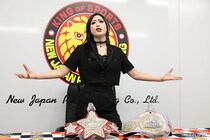 【新日本】上谷沙弥が1・4参戦決定 「東京ドームのど真ん中に沙弥様が一輪の黒い花を咲かせてやるよ」