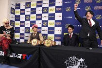 【全日本】MUSASHIが潮崎に対抗意識剥き出しで「全てに勝つぞ!」 ドラマ『スクール☆ウォーズ』再現はならず アジアタッグ会見