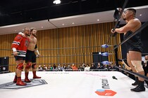 【NOAH】圧巻NOAHデビュー・ハンク&タンクのGHCタッグ挑戦が決定的に 王者・北宮が「選手会長権限」で11・8後楽園を指定