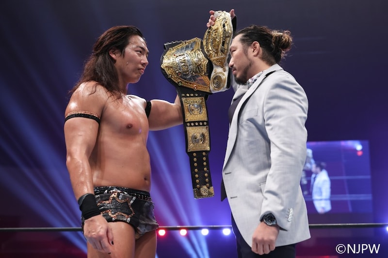 【新日本】TAKESHITAが後藤返り討ちでIWGP世界ヘビー死守 1・4ドームでGLOBAL王者・辻と2冠戦へ