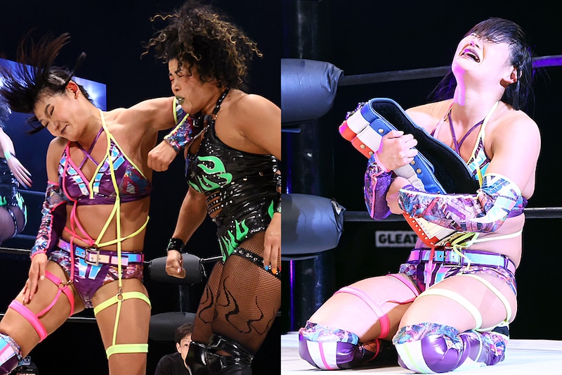 【GLEAT】MICHIKOが因縁のZONESからEvolution女子王座奪取 次期挑戦者にChika指名