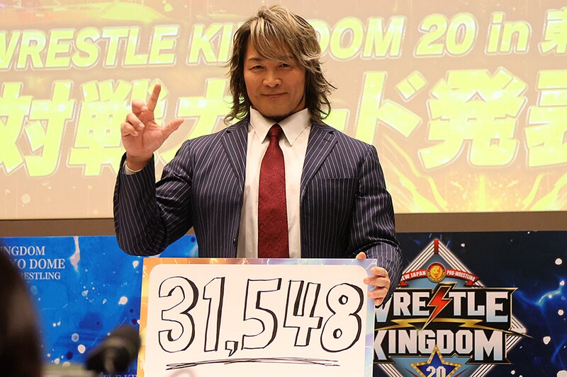 【新日本】1・4前売数が3万枚超 棚橋が「最後の最後に叶えたい夢」東京ドーム超満員を熱望