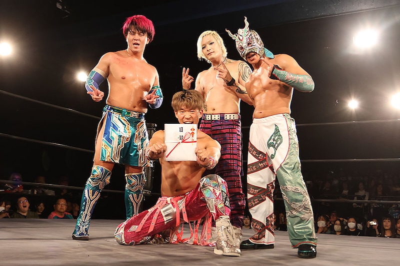 【土井25周年興行】ジュニア熱戦8人タッグ…ダイヤが世起撃破 アツハヤとの再合体熱望