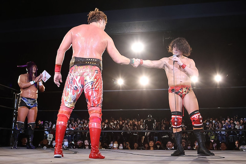 【土井25周年興行】YAMATOが豪華メイン快勝、宮原と握手 宮原とシュンはマイクで共鳴