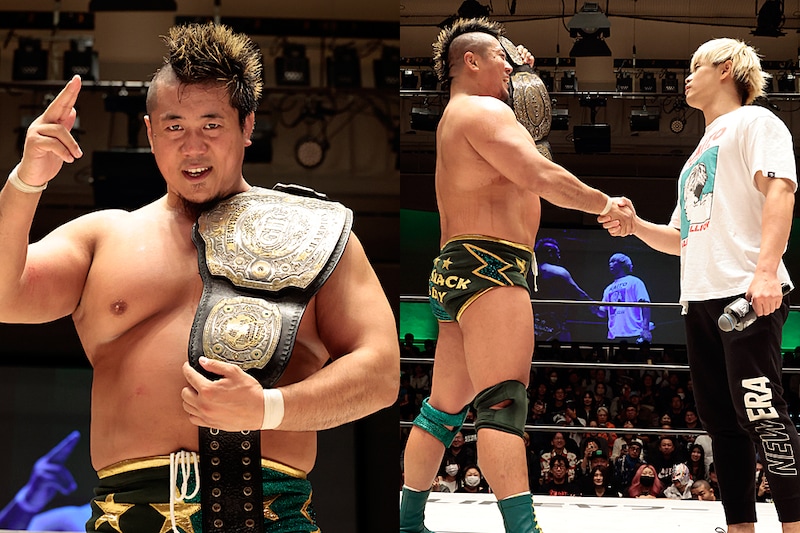 【NOAH】KENTA陥落…YoshikiがGHCヘビー初戴冠 清宮指名で「ミーのドリームはまだまだストップできない!」